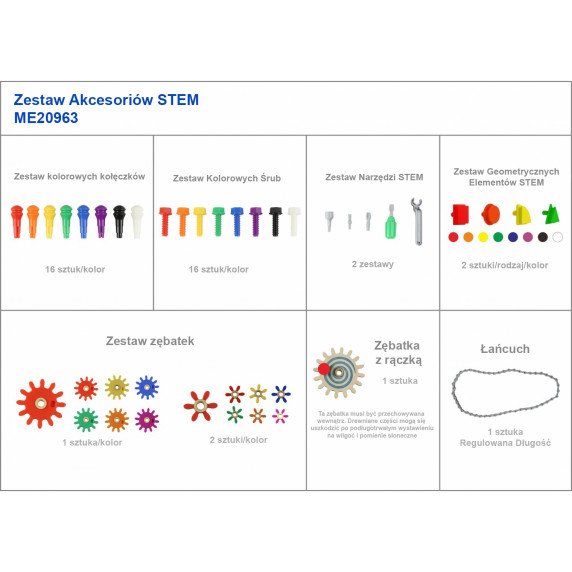 MASTERKIDZ Laisvai stovintantis STEM Kūrybinis Mokymosi Lentai 125 x 86 + Priedų Rinkinys