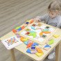 MASTERKIDZ Mokymosi rusys Montessori spalvų ir formų mokymosi mozaikos galvosūkis