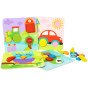 TOOKY TOY 4 in 1 Puzzle Montessori Blokų galvosūkiai