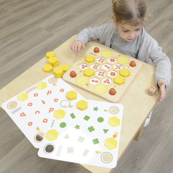 MASTERKIDZ Montessori Bitės ir Bičių Švietimo Lentos Atminties Mokymosi Žaidimas