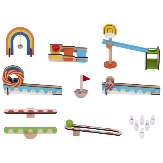 TOOKY TOY Domino kamuolių trasa