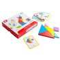 TOOKY TOY Medinis Tangram dėlionė