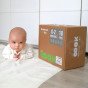 TOOKY TOY dėžutė XXL Montessori mokomoji dėžutė 7in1 jautriems pojūčiams 0-2 mėnesiai