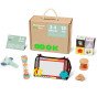 TOOKY TOY dėžė XXL Montessori mokomoji 6in1 jutimo dėžė 3-4 mėnesiai