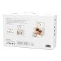 VIGA PolarB medinis virtuves 2-in-1 parduotuve, baltos virtuvės priedai stalas