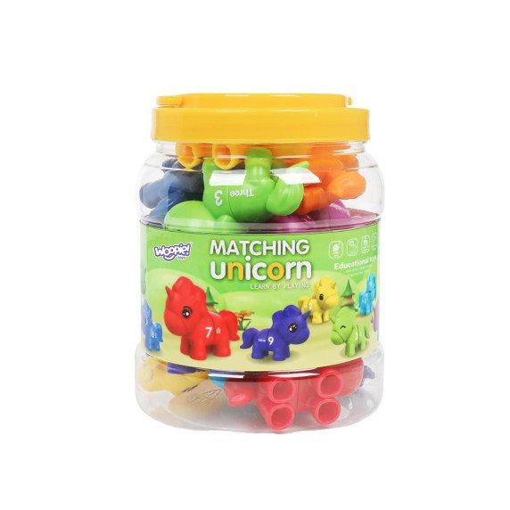 WOOPIE Montessori mokymasis skaičiais spalvomis rinkinys vieta sujungti 