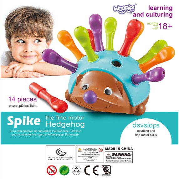 WOOPIE Šuntrūnas Rūšiuoklis Montessori Įgūdžių Žaidimas Mokymasis Skaičių ir Spalvų 4 viename