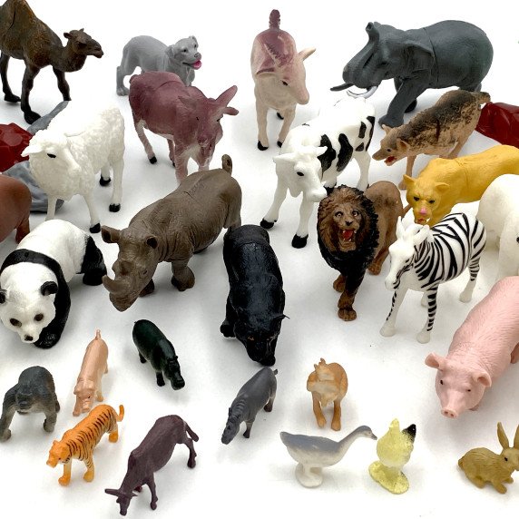 GYVAI animalinių figūrėlių rinkinys XXL, 58 vnt.