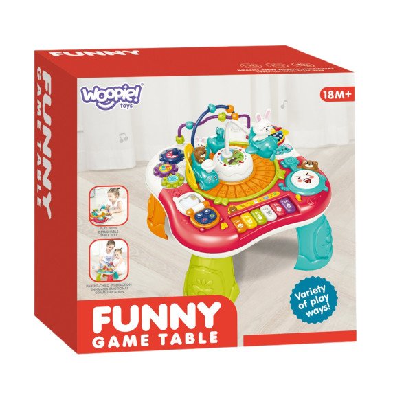 WOOPIE BABY 2-i-1 interaktyvus edukacinis stalas, Fortepijono garsai