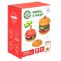 WOOPIE GREEN Medinis Burgerių Restorano Puzzle Vaikams 15 Dalys FSC Sertifikuotas