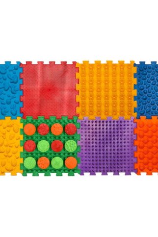 Sensorinių ortopedinių kilimų rinkinys Ortek „Puzzle Mix“ (8 + 12 vnt.) Sensorinių ortopedinių kilimų rinkinys Ortek „Puzzle Mix“ (8 + 12 vnt.)