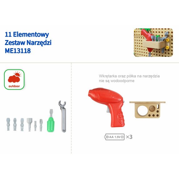 MASTERKIDZ STEAM Montavimo skydeliai + Priedų rinkinys (120 X 80 cm; 2 vnt.)