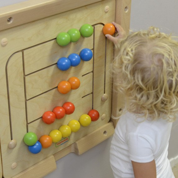 MASTERKIDZ Montessori karoliukų labirinto lentelė