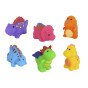 TOOKY TOY Mediniai blokai švietimo galvosūkis + 6 žaidimo figūros 12 vnt.
