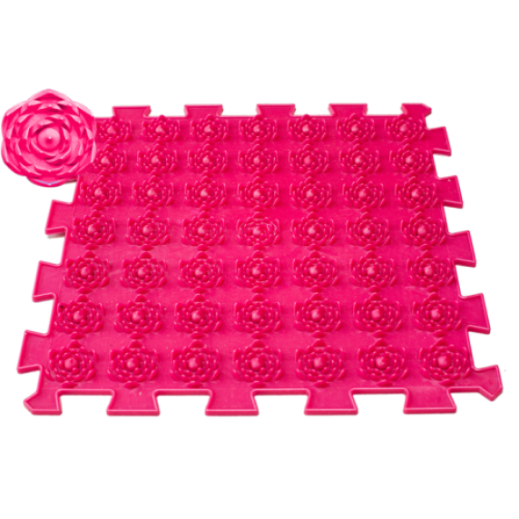 Masažinių kilimėlių rinkinys - dėlionė Ortek "Puzzle Mix" (10 + 12 vnt.)