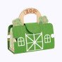 TOOKY TOY Mini Zoo Portable Gyvūnų Krepšio Rinkinys