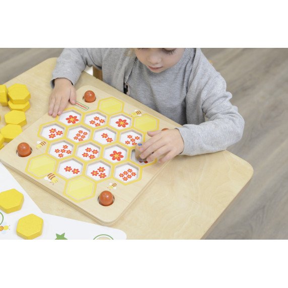 MASTERKIDZ Montessori Bitės ir Bičių Švietimo Lentos Atminties Mokymosi Žaidimas