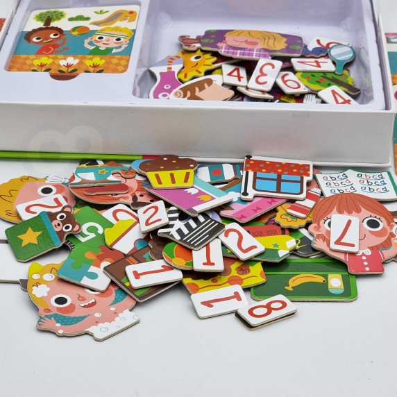 TOOKY TOY Medinis galvosūkis Magnetinė dėžutė
