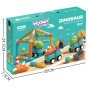 WOOPIE Magnetiniai konstruktoriai Dinozaurai 84 vnt.