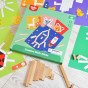 TOOKY TOY Mįslės Loginio Žaidimo Mįslės Magnetinės Kokybinės Plokštelės Vaikams 49 vnt.