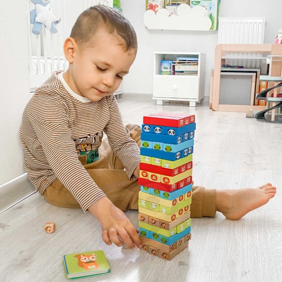 TOOKY TOY Gyvūnų Žaidimų Salė 82 vnt.
