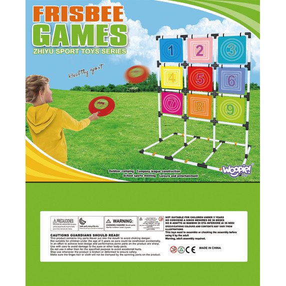 WOOPIE Frisbee XXL Mesti į Taikinio Gaudymo Žaidimas