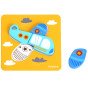 WOOPIE GREEN Mediniai puzzle transporto priemonės Montessori FSC