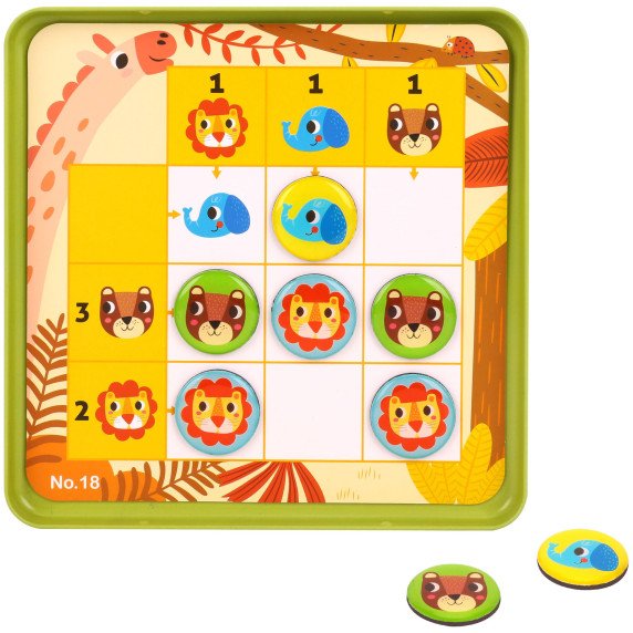 TOOKY TOY Sudokų žaidimas vaikams miško versija