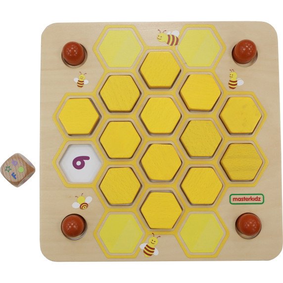 MASTERKIDZ Montessori Bitės ir Bičių Švietimo Lentos Atminties Mokymosi Žaidimas