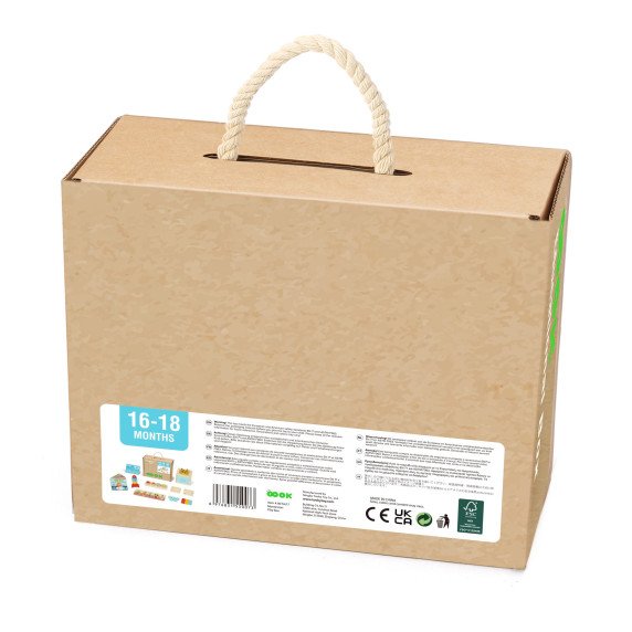 TOOKY TOY dėžutė XXL Montessori mokomoji 7in1 jutiminė dėžutė 16-18 mėnesių