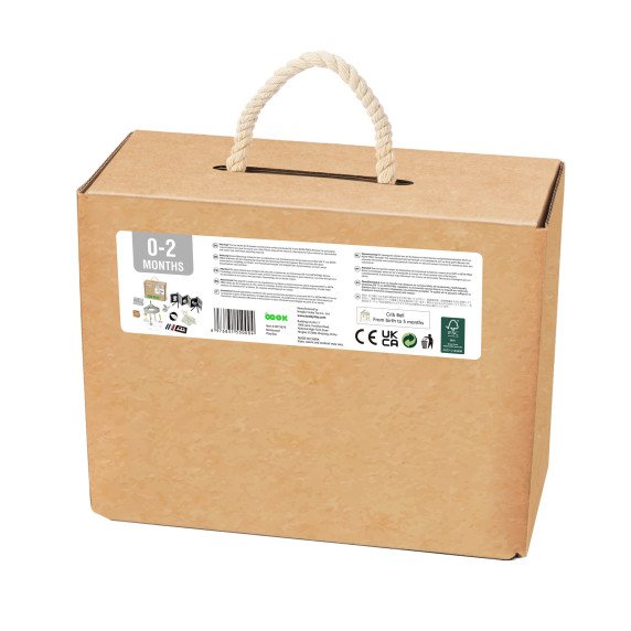 TOOKY TOY dėžutė XXL Montessori mokomoji dėžutė 7in1 jautriems pojūčiams 0-2 mėnesiai