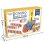 WOOPIE Elektrinis Traukinio Lokomotyvas Domino Blokams su Garu 80 vnt.