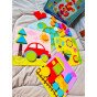 TOOKY TOY 4 in 1 Puzzle Montessori Blokų galvosūkiai