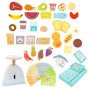 TOOKY TOY Produktų parduotuvės stalas Iš medžio Orkaitė Svarstyklių Kortelių skaitytuvas