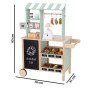 TOOKY TOY Produktų parduotuvės stalas Iš medžio Orkaitė Svarstyklių Kortelių skaitytuvas