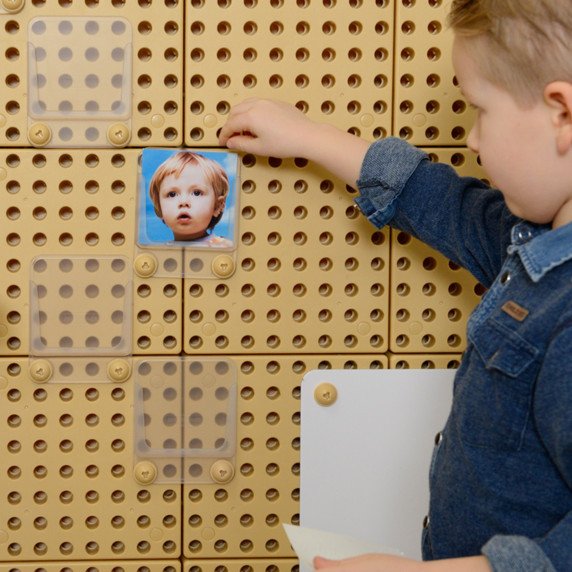 MASTERKIDZ Skaidrūs dėklai nuotraukoms ar kortelėms (6 vnt.)