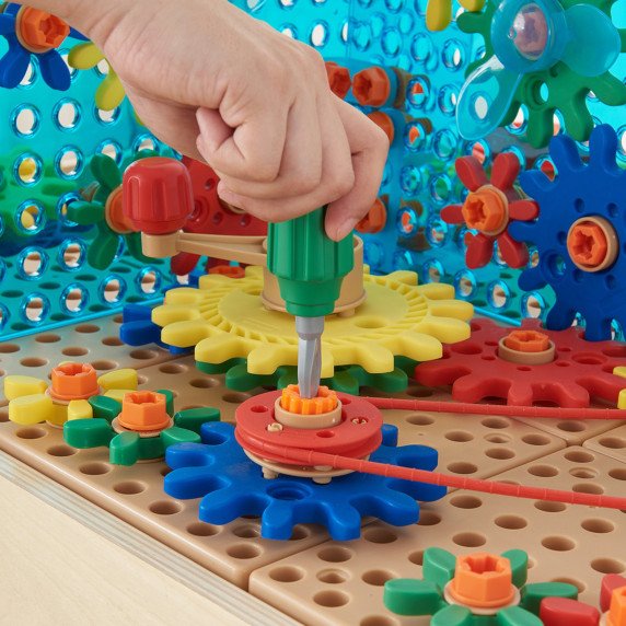 MASTERKIDZ Sumaišytų Ratu Priedų Rinkinys STEM Sienos Skydams, 198 vnt.