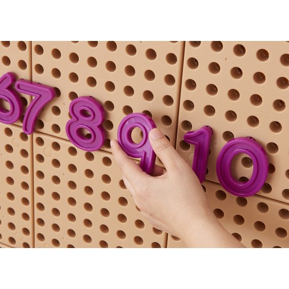 MASTERKIDZ Skaičių ir simbolių rinkinys mokytis skaičiuoti ir matematikos STEM sienos panelėms 82 vnt.