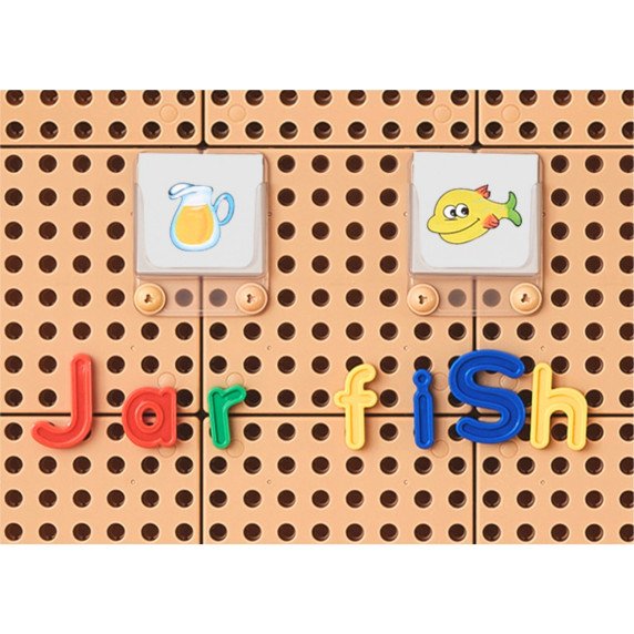 MASTERKIDZ Abėcėlės raidžių rinkinys - Didžiosios ir mažosios (122 vnt.)