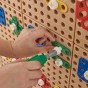 MASTERKIDZ Geometrinių figūrų konstruktorius STEAM sienų panelėms (260 vnt.)