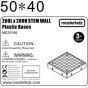MASTERKIDZ Kūrybinė mokslinė STEM mokymo lenta 20x20 cm be montavimo plokštės