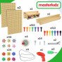 MASTERKIDZ STEAM Montavimo skydeliai + Priedų rinkinys (120 X 80 cm; 2 vnt.)
