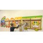 MASTERKIDZ FLEX Edukacinių lentelių tvirtinimo sistema „Traukinys"