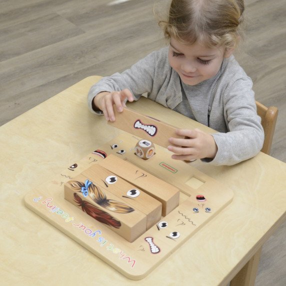 MASTERKIDZ Montessori emocijų atpažinimo lenta