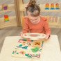 MASTERKIDZ Didžiulis medinis atradimų padidinimo stiklas