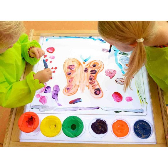 MASTERKIDZ Montessori kvadratinis tapybos dubuo