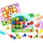 TOOKY TOY Daugiafunkcinė Lentos Rinkinys Su Spalvotais Varžtais Mokomosios Formos