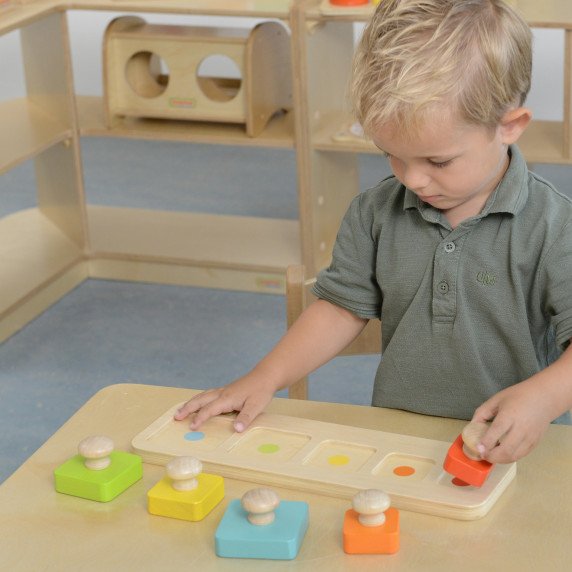 MASTERKIDZ Montessori mokomoji dydžių ir spalvų dėlionė