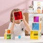 VIGA mediniai piramidės galvosūkio blokai rūšiuotojas Montessori