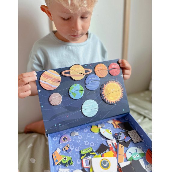 TOOKY TOY Magnetinis galaktikos puzzle
